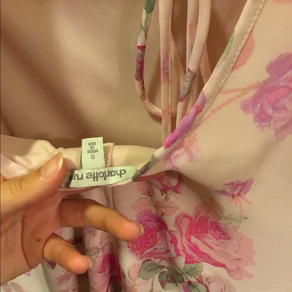 Pink Floral Dress - Picture 3 of 3